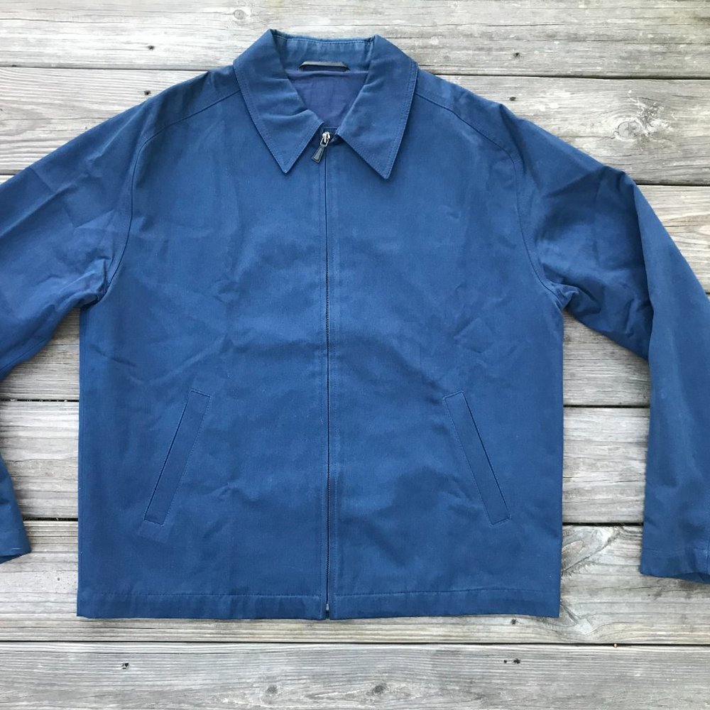 Dunhill Men Jacket Coat Blue Size LL ( Fit L ) - Picture 1 of 9